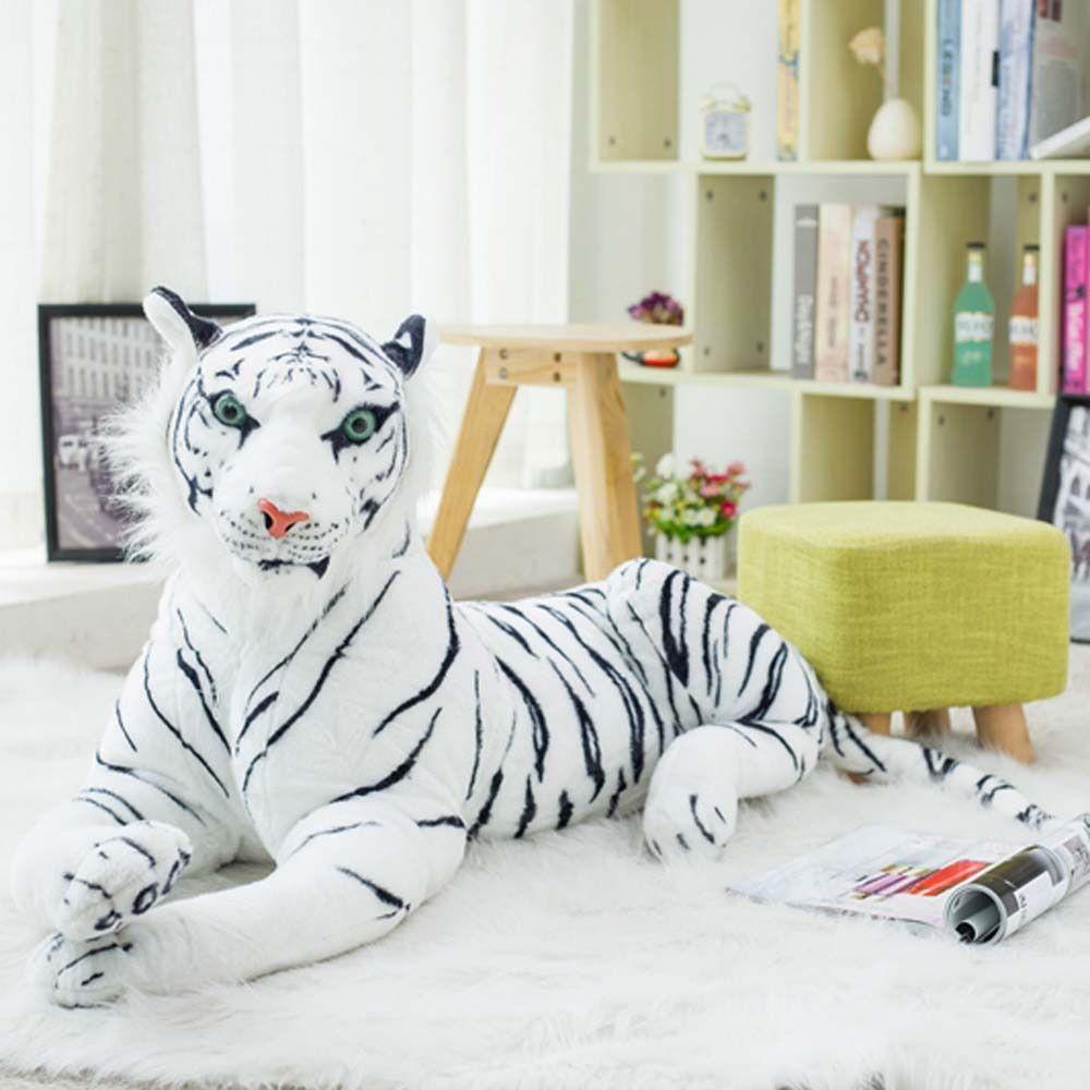 Tiger Brown Tiger Jaguar Lifelike Tiger Plush Toy Plush Doll Plush Animal Toy Tiger Stuffed Toys