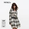 MO&Co. Plaid A-line Shirt Dress