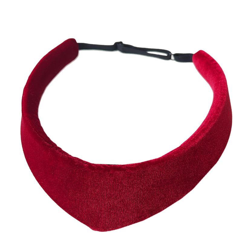 

Винтажный бархатный головной убор Дышащий легкий дизайн Для свадеб Танцев Особых случаев красный