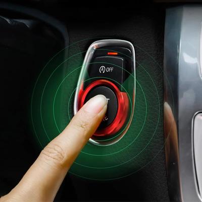 Car Engine Start Stop Ignition Key Ring Decorative Covers Accessories For BMW 1 2 3 4 Series F30 F31 F20 F21 F22 F45 F32 X1 F48