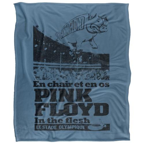 Pink Floyd In The Flesh Silky Supersoft Blanket