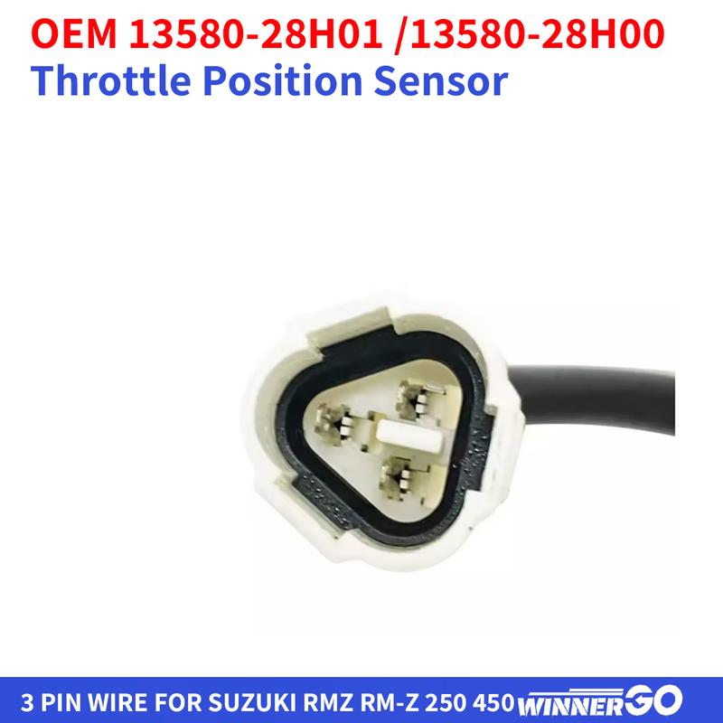 

Motorcycle Maintenance 13580-28H01 13580-28H00 Throttle Position Sensor for Suzuki RMZ 250 2010-2013 RM-Z 450 2008-2012 RM-Z250