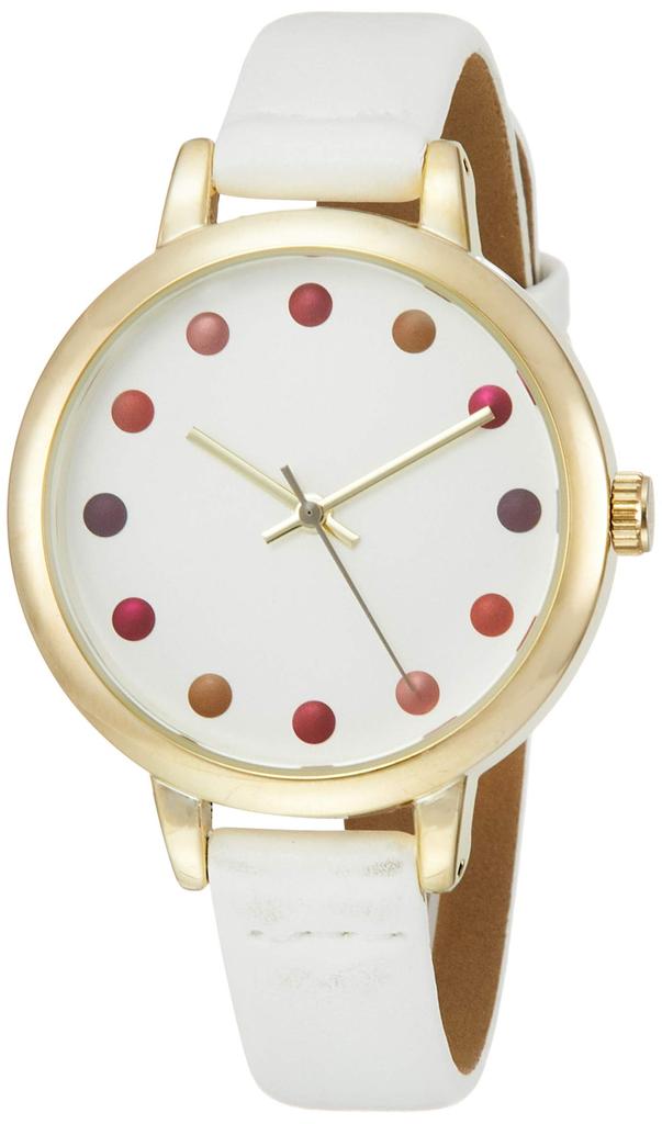 Fieldwork Watch Analog Teak Diameter 34mm Leather Strap White [Fieldwork] QKS183-1 Women's