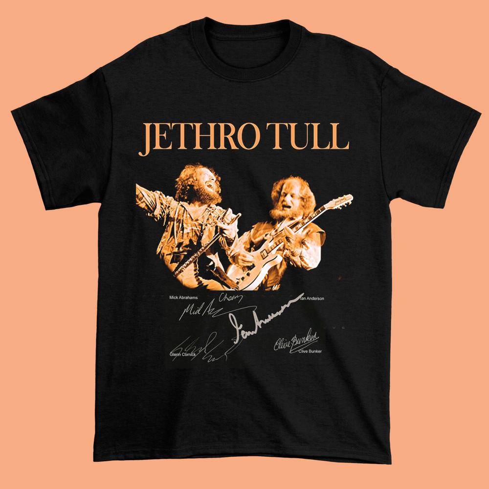 Collection Jethro Tull Short SLeeve Black All Size Unisex T-Shirt
