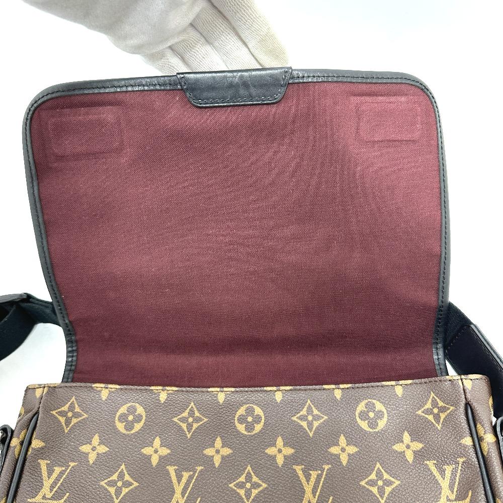 Louis Vuitton M56715 MonogramMacassar Bus MM Crossbody bag shoulder bag