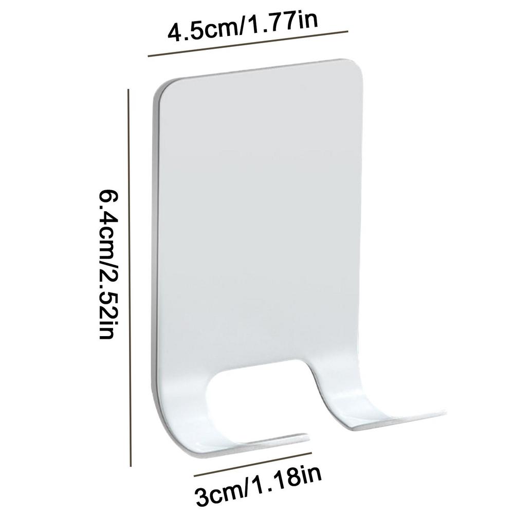 

Водонепроницаемые самоклеящиеся сверхпрочные настенные крючки-липучки держатель для бритвы для душа полотенца одежды дверные крючки для кухни ванной чёрный