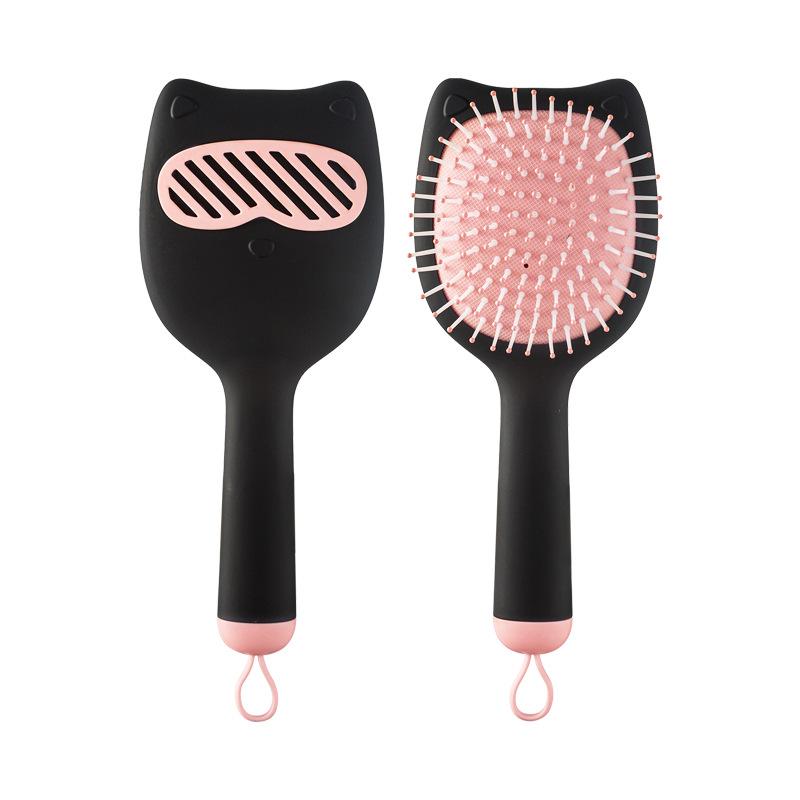 Big face cat shape smooth hair air cushion comb women s rubber paint high value head massage comb fluffy smooth hair air cushion comb