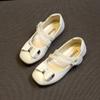 Scarpe da Bambina in Pelle Scarpe per Bambini Principessa Fiocco Scarpe Piatte per Damigella d'Onore Bambini Scarpe Piatte Casual Bambini Tacco Basso Scarpe da Ballo Matrimonio Morbide