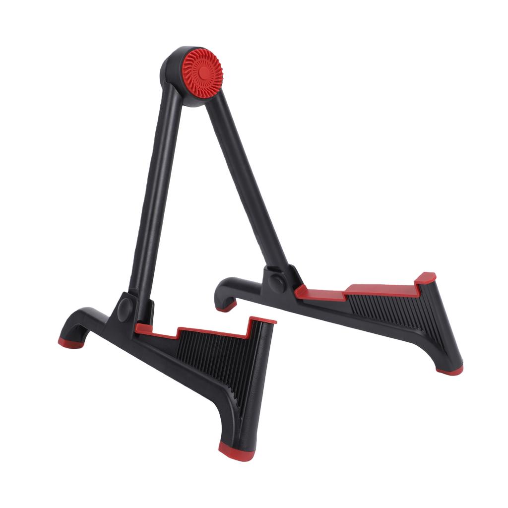 Guitar Stand Foldable Universal Instrument Holder Silicone Pads ABS Portable Lightweight for Electric Acoustic Guitar