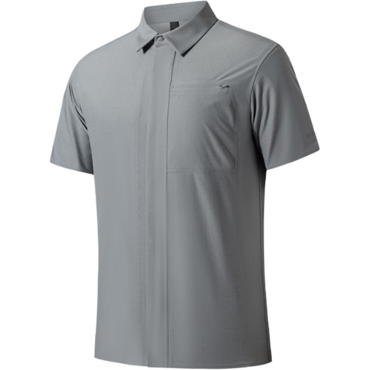 

Anta Champion All-Weather Series Quick-Dry Polo Shirt Men Shirts Monet-Gray 152520110-1 M