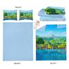 Minecraft Cotton Boys' Duvet & Bedding Set – 3 Pieces for Student Dorms