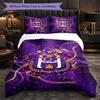 Biancheria da Letto a Tema FC Anderlecht Set 3 Pezzi Copripiumino Biancheria da Letto Decorativa Per Stanza Adolescenti Decorazione Casa