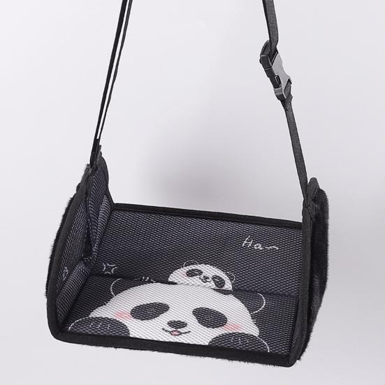 Airplane Foot Hammock Cartoon Pattern Ergonomic Design Adjustable Simple Installation Foot Rest