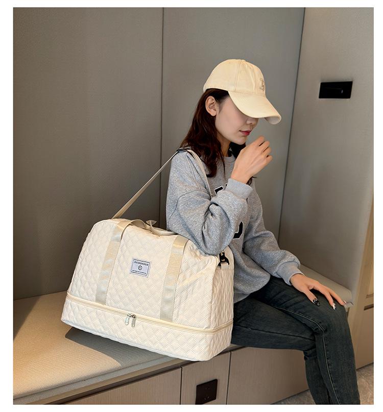 Borsa da Viaggio Grande Capacità con Scomparto per Scarpe - Ideale per Brevi Viaggi e Fitness