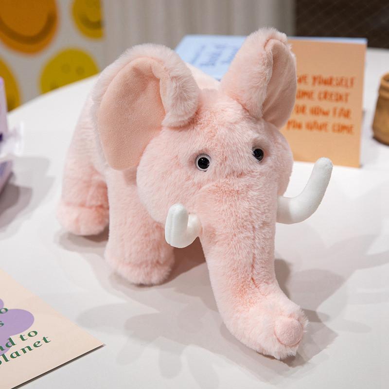 Adorable Plush Elephant Toy Stuffed Animal Cute Doll Perfect Birthday Gift Soft Hug Pillow
