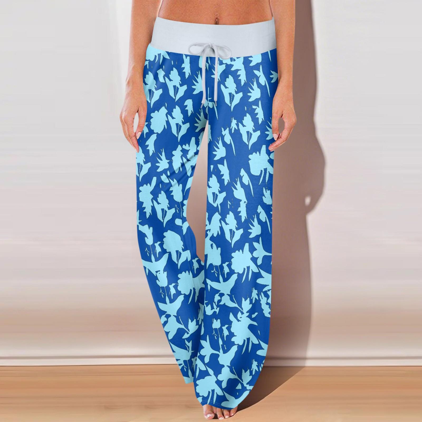 

Женские повседневные спортивные брюки с винтажным принтом, пижамные брюки с карманами XL