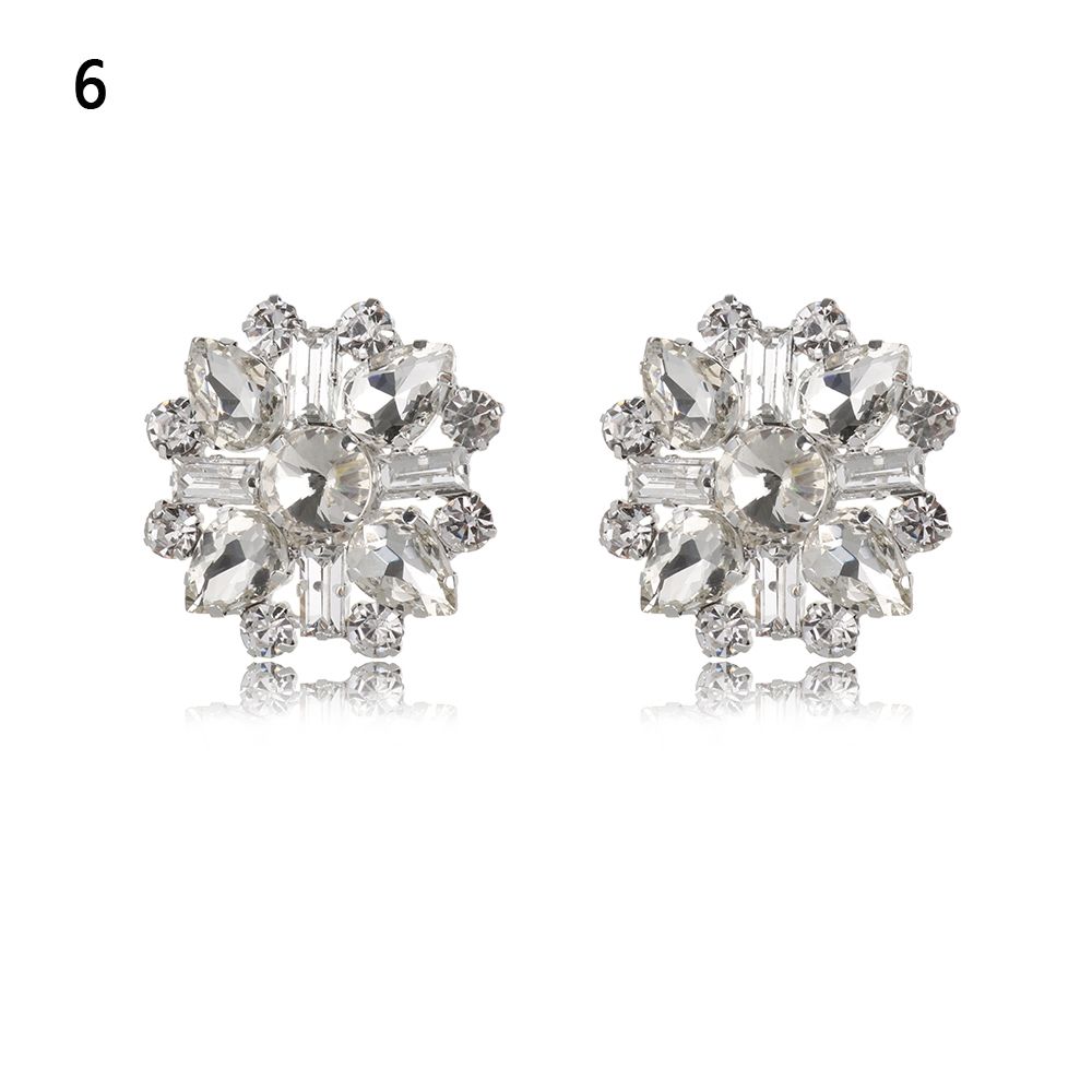2PCS Shoe Accessories Pearl Brooch Shoe Clip Wedding Shoe Decorations Charm Buckle Shiny Decorative Clips