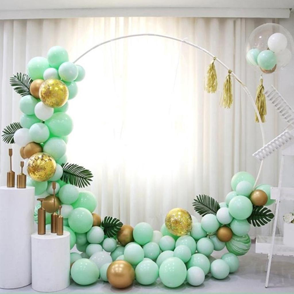 DUBEDAT Green Balloon Garland Latex Balloon Arch Safari Jungle Party Wild One Birthday Party Decoration Kids Baby Shower Wedding Party