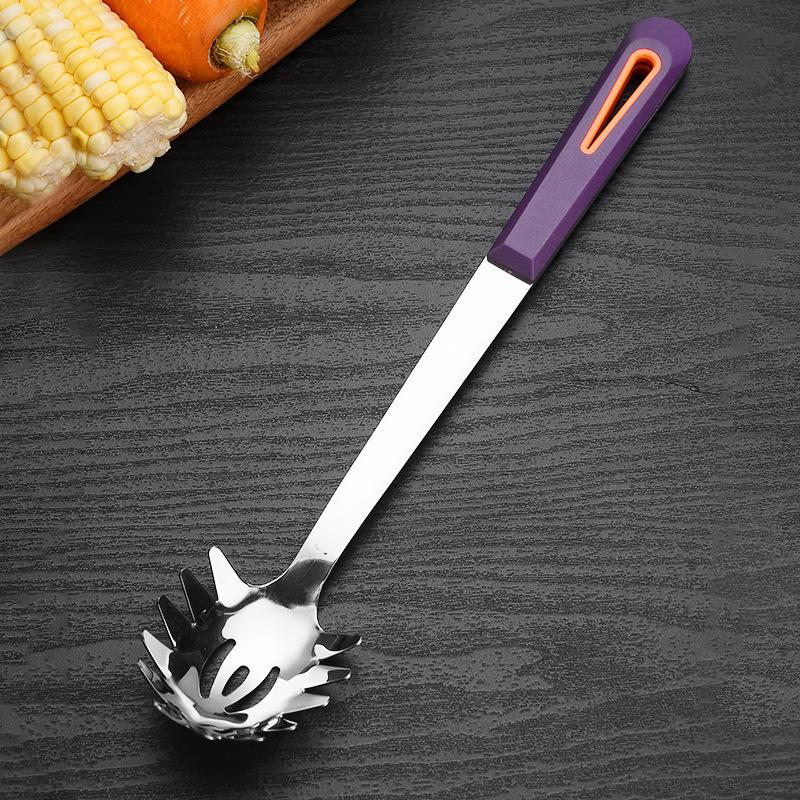 Stainless Steel Spatula, Thickened Cooking Soup Spoon, Stir-frying SpoonLarge Soup Spoon, Strainer