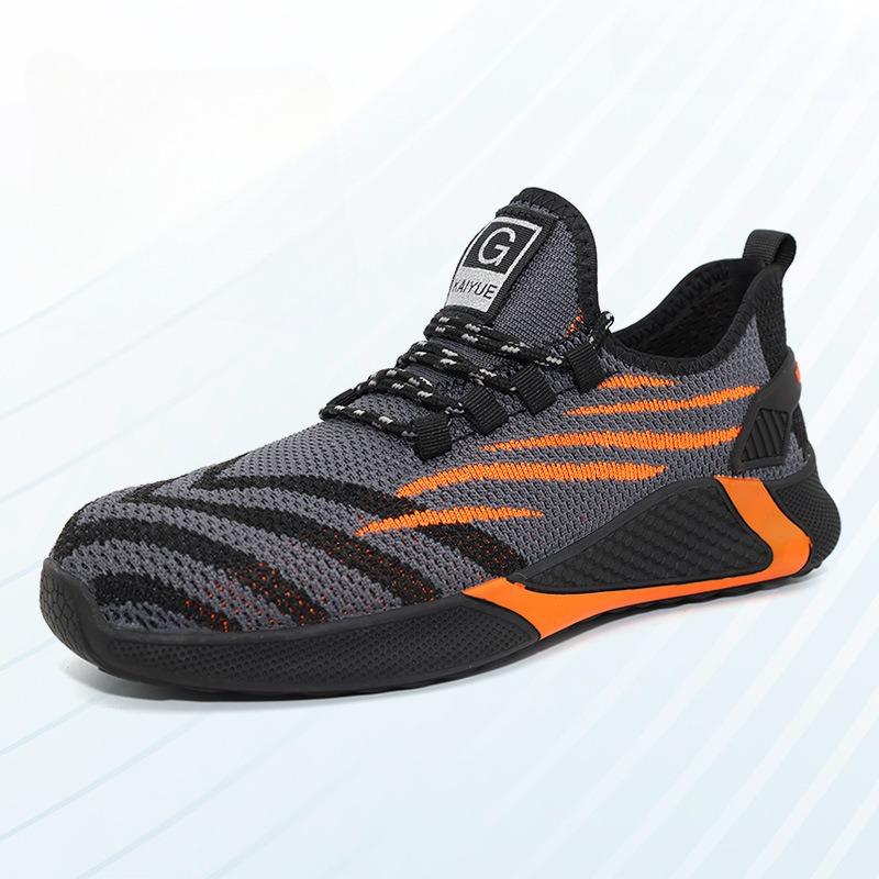 Fashion High Quality Mens Sneakers Anti-smash Puncture-Proof Men Work Safety Shoes Outdoor Indestructible Non-slip Running Shoes Plus 46