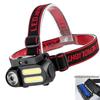 Portable USB Rechargeable Waterproof COB Headlight for Outdoor Use
