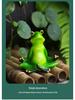 Binnenplaats Yoga Kikker Hars Ornament - Tuinlandschap Decoratie