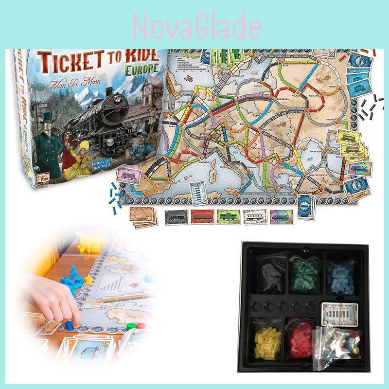 Explore Europe With The Engaging Ticket To Ride Europe Board Game By Days Of Wonder