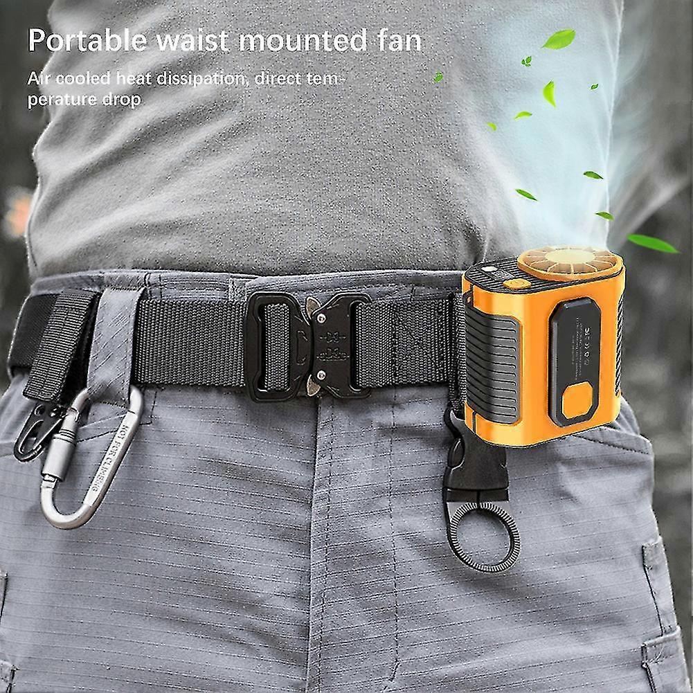 Waist Clip Fan, Belt Fan Clip On Waist Portable Cooling Fan, Shirt Fan Clip - Pengj
