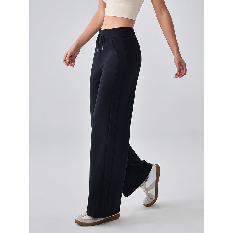 Mitaogirl Loose Sports and Leisure Drooping Straight Pants Female Easiest for Match Slimming and Wide Leg Breathable Yoga Pants