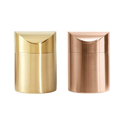 Elegantní mini odpadkový koš s kyvným víkem, objem 1,50 l, ideální pro malé prostory a osobní použití