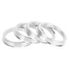 INFINAUTO Hub Centric Rings 54.1mm Inner To 64.1mm Outside Diameter Vehicle Wheel Hub Rings Aluminum Alloy 4pcs
