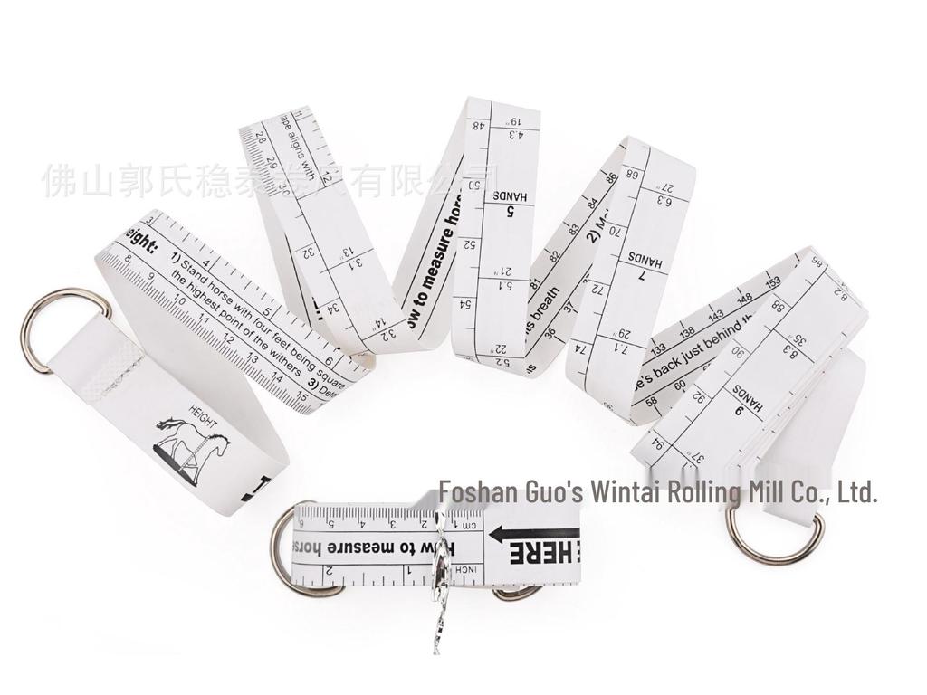 2.5 Meter Horse Measuring Tape for Pony & Stallion Height, Chest, and Weight - Livestock Leather Tape Measure