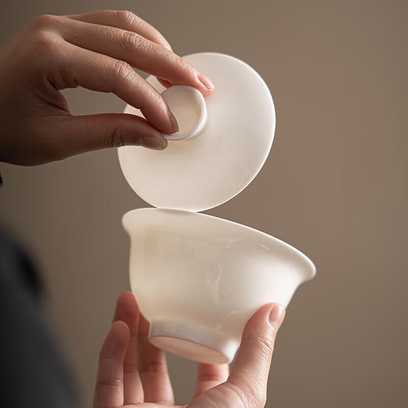 Sushic White Porcelain Sancai Teacup