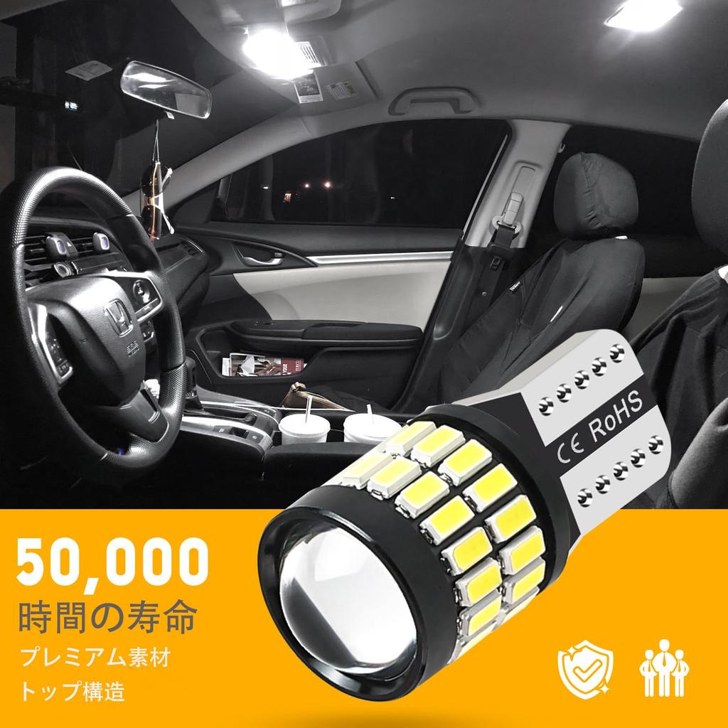 AUTOXBERT T10 LED Position Lamp, Explosive Light, Latest Lens Concentration,