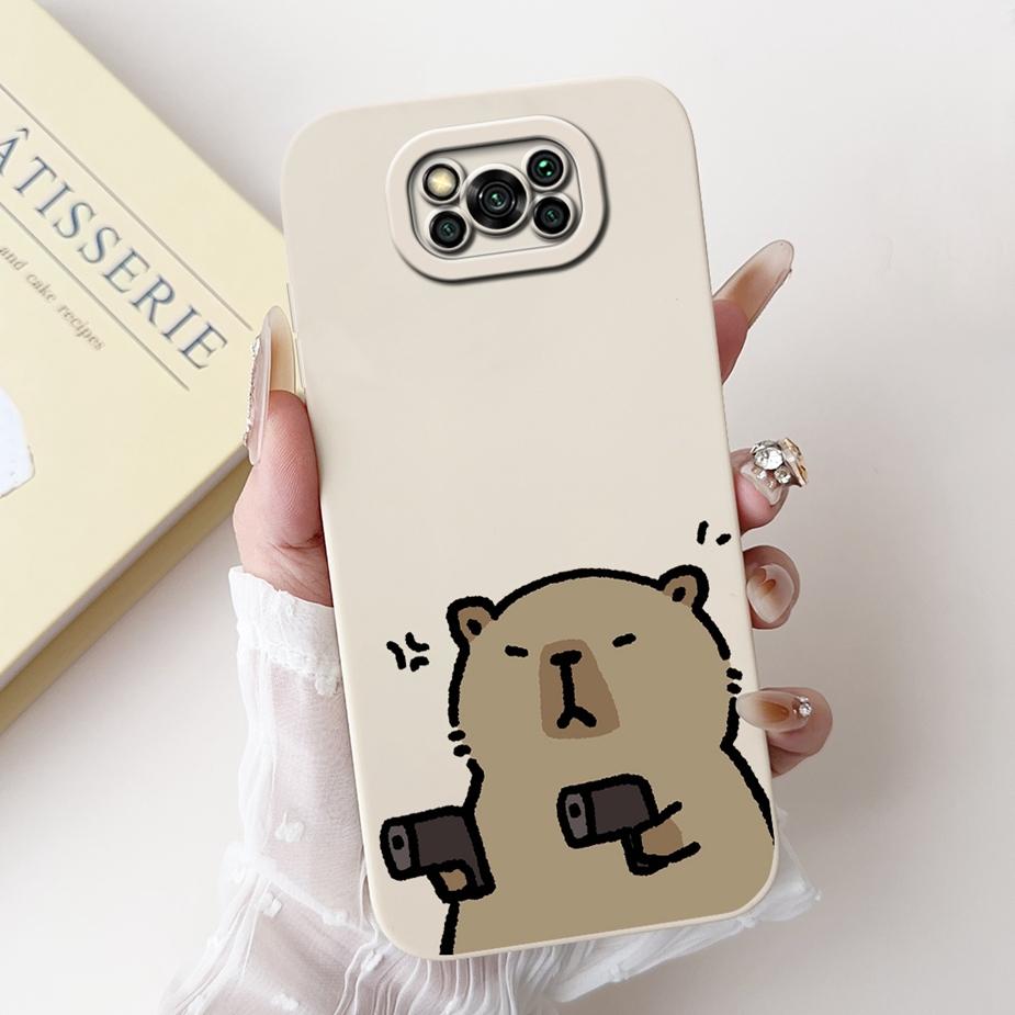For Xiaomi Poco X3 NFC Case PocoX3 Pro Cute Funny Cartoon Cover Soft Silicone Case For Xiaomi Poco X3 Pro PocoX3 NFC Shell Coque