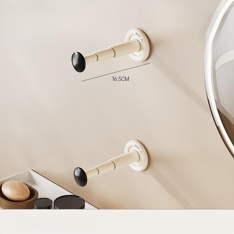 Justerbare Kleshengere Oppbevaringsløsning Enkel Montering Utrekkbar Kleshengerstativ Enkel Montering for Bad og Entréer