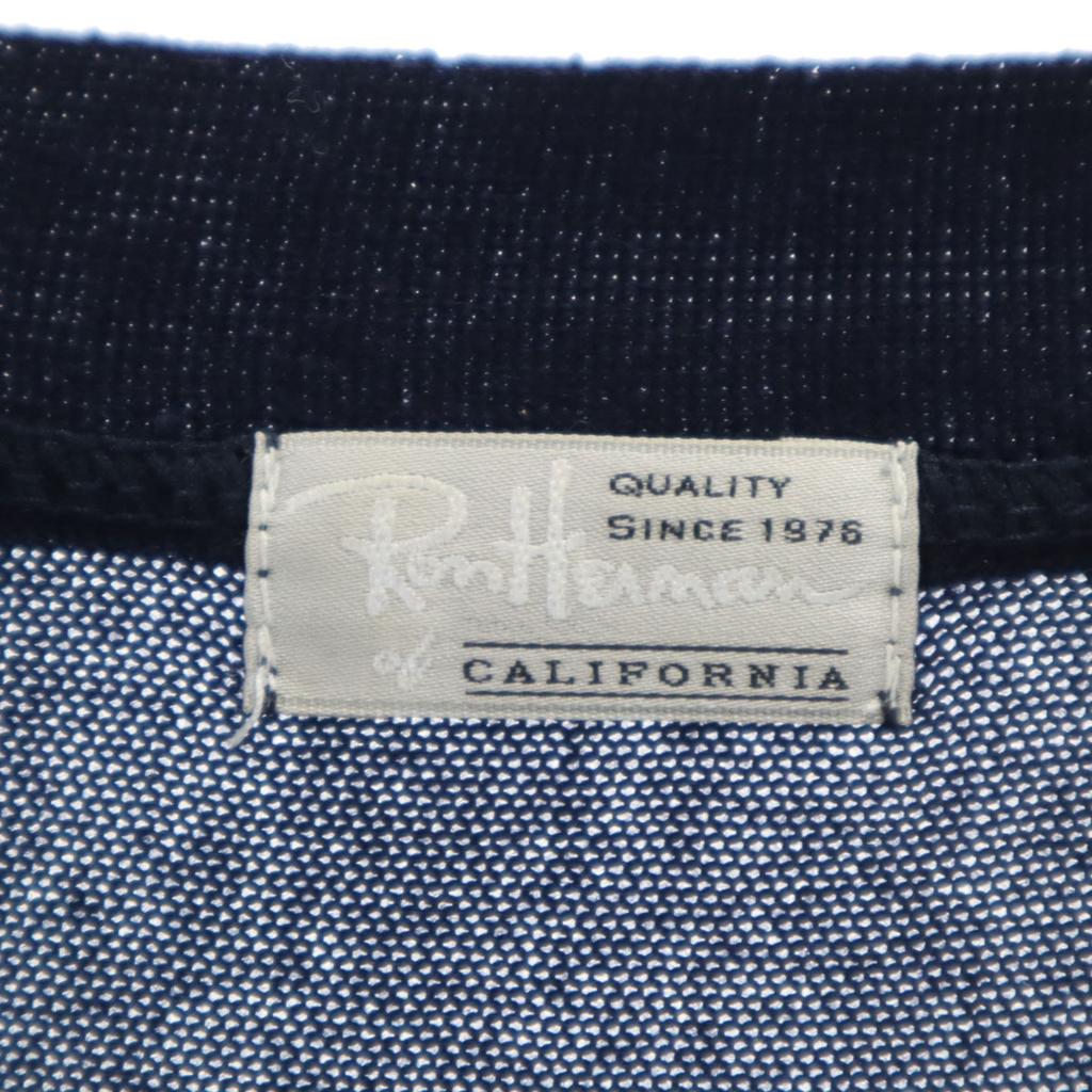 Ron Herman Made In Japan Long Sleeve V Neck Knit Cardigan L Concho Button Women Used