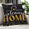Art SSweet Home Welcomeed Cushion Cover Cushion Cover Set Pcs x x x Pillowcase Decorative Sofa Home Decor