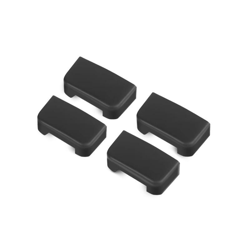 Tesla Model 3/Y Seat Rail Protector: Anti-kick Rubber Plug Bumper for Wheels.