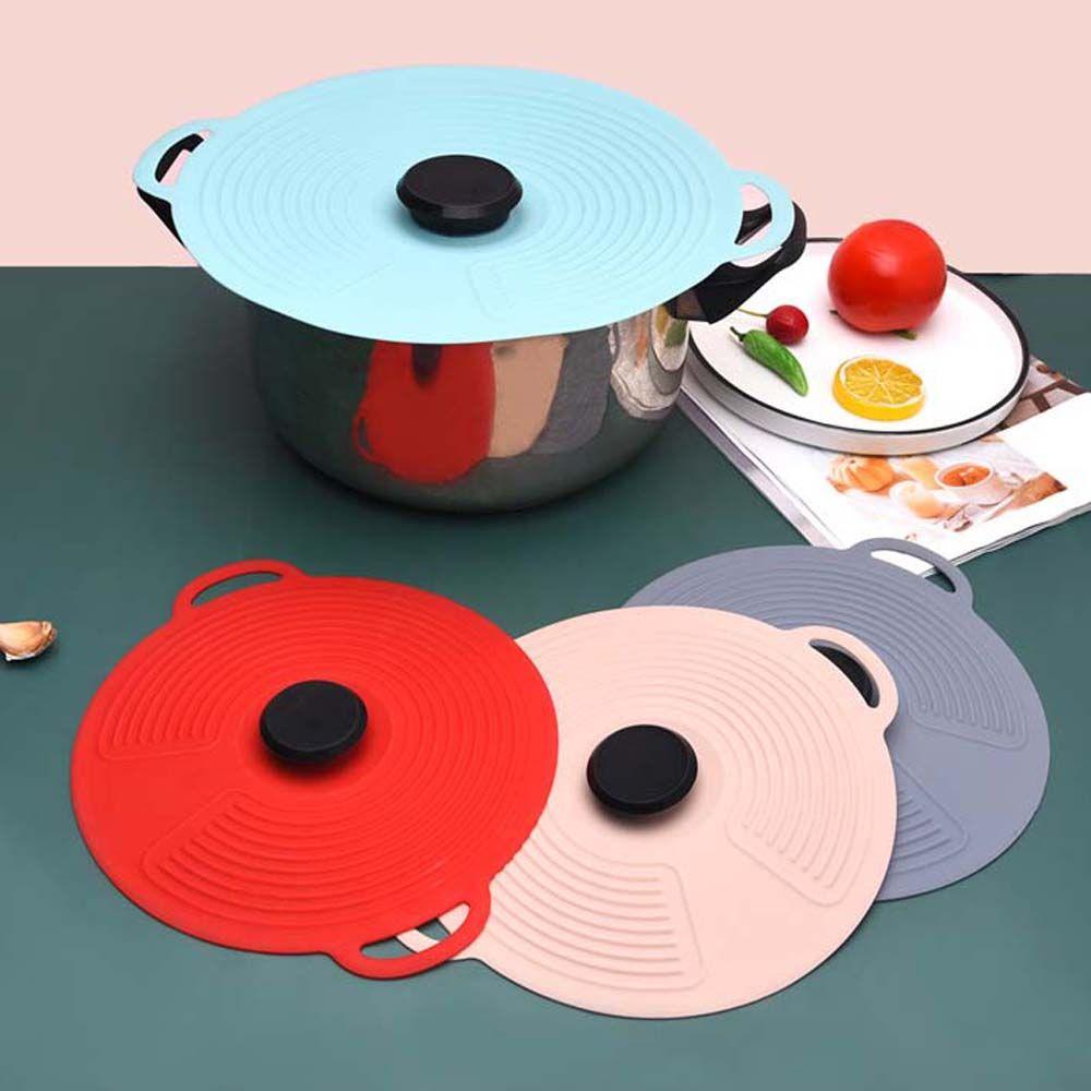 Self Sealing Multifunctional Home Fresh Keeping Cookware Pan Lid Food Fresh Cover Cooking Tool