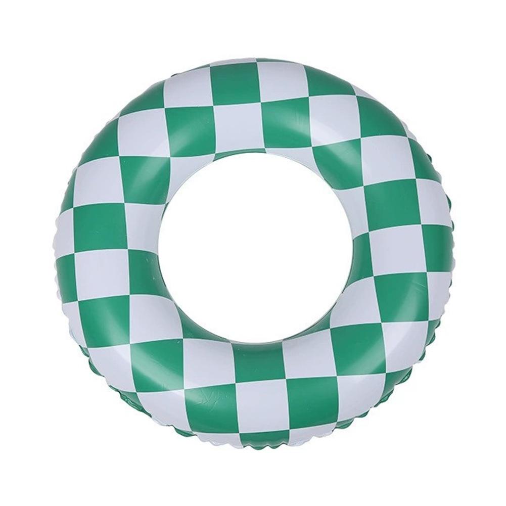 Nadmuchiwany pierścień do pływania, koło do pływania, kratka, dorosły, pierścień do pływania pod pachami, PVC, pogrubiony pierścień do pływania, do basenu plażowego