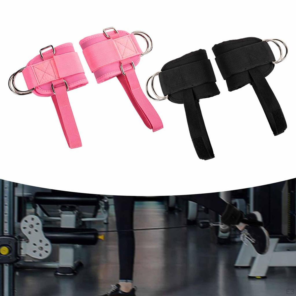 2 Pieces Ankle Cuff Lower Body Exercises Kickback Strap