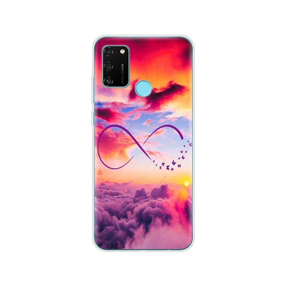 

Чехол для HONOR 9A, чехол 6,3 дюйма; Мягкий силиконовый чехол из ТПУ для телефона Huawei Honor 9A 9 A MOA-LX9N, защитный чехол на заднюю панель, чехол Funda Shell Honor 9A