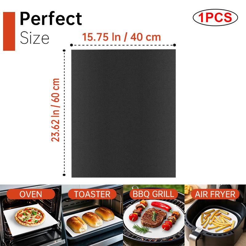 Multifunctional Grill Mat Microwave Oven Mat Household Grill Pan Liner Reusable High Temperature Resistant Baking Accessories