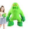 Grappige Groene Kleine Monsters Knijp Poppetjes Fidget Speelgoed Langzame Terugslag Ventilatie Knijp Speelgoed Squishy Stressverlichtend Speelgoed Voor Kinderen Volwassenen