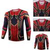 Marvel Mens Superhero Compression T Shirt Sports Fitness Gym Tops Spiderman Tee