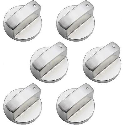 6 Pieces Universal Metal Control Knobs Gas Stove Knob 6mm Universal Control Knobs Stove Knob For Gas Stove Cooker Oven Hob