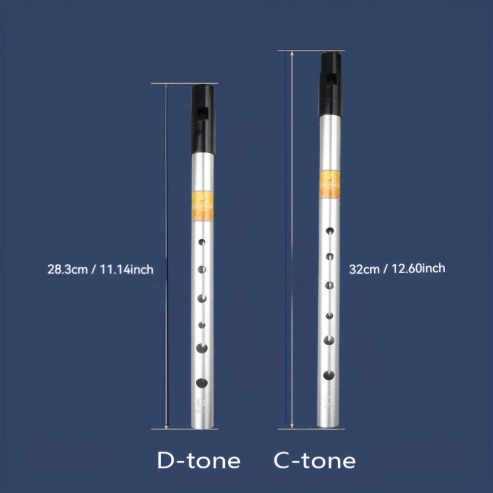 Irish Tin Whistle, C & D Key Optional, Recorder For Beginners & Professional Performance