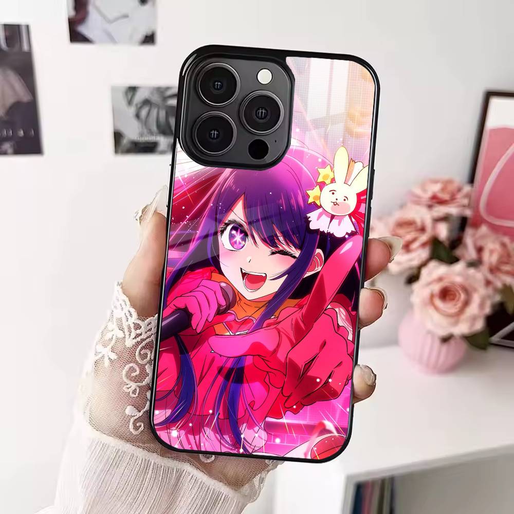 O-Oshi Anime no ko Phone Case For iPhone 17,16,15,14,13,12,Plus,Pro,Max for Magsafe Magnetic Wireless Charging