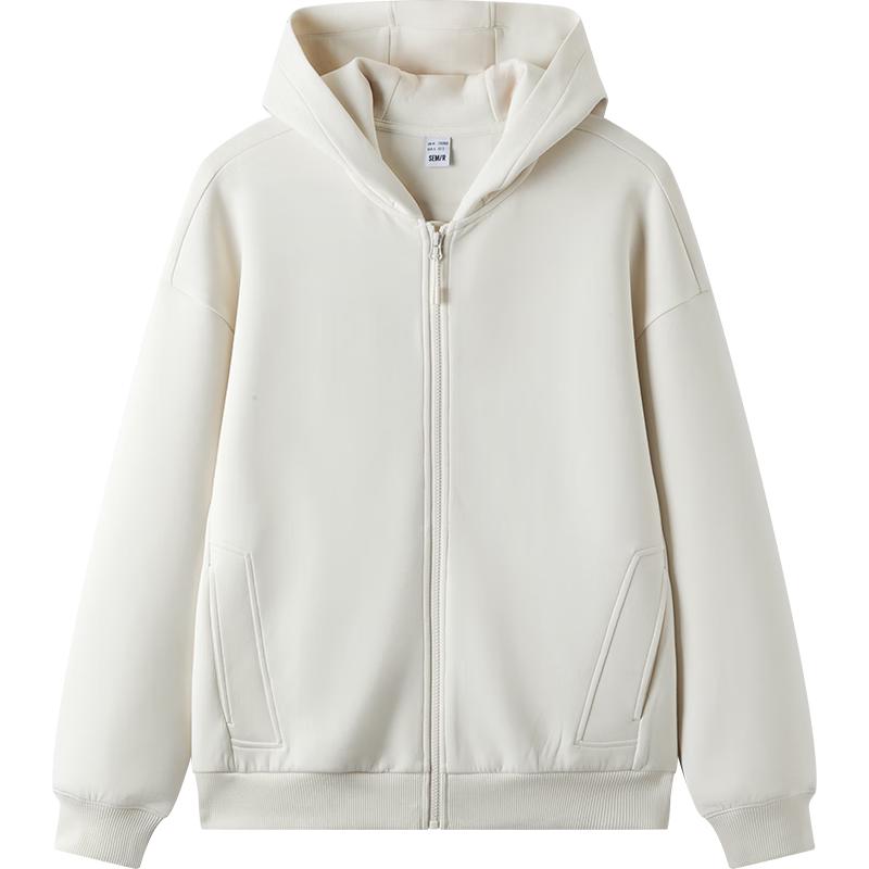 Semir Wang Anyu Collection Loose Fit Hooded Knit Jacket